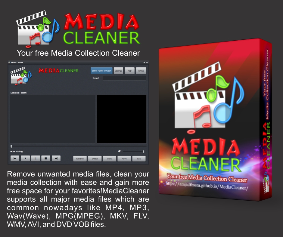MediaCleaner - Your free Media Collection Cleaner